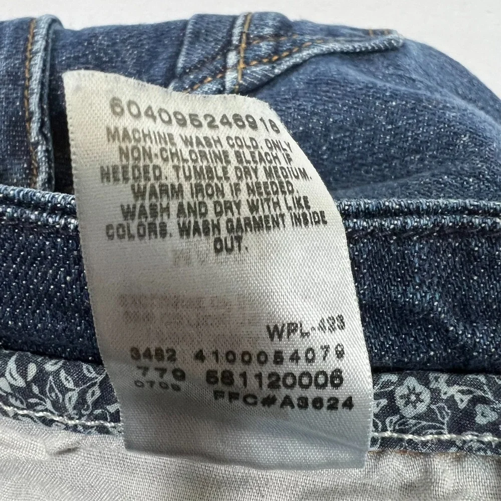 Y2K Levis 547 Platinum Flare Mid Rise Jeans Stretch Denim Flap Pocket Women's 12